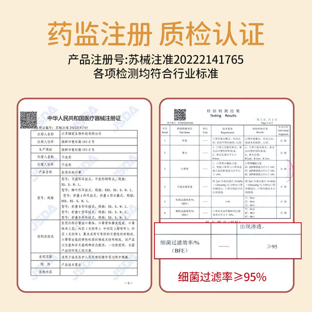 Medical baby mask for 0 to 6 months, autumn and winter style