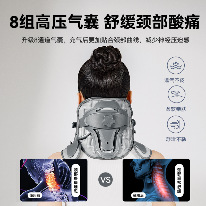 Copfield neck traction device to correct the neck