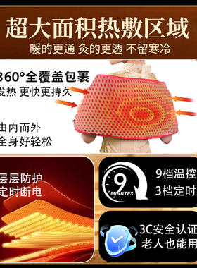 仁和暖宫寒腰带姨妈暖肚子神器电加热盐袋粗海盐艾草热敷包理疗袋