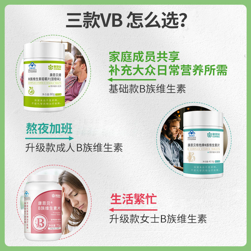康恩贝b族维生素片复合维生素b 阿里健康大药房维生素/复合维生素