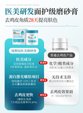 5D复合果酸磨砂膏身体嫩白全身美去鸡皮疙瘩角质死皮去黑色素白