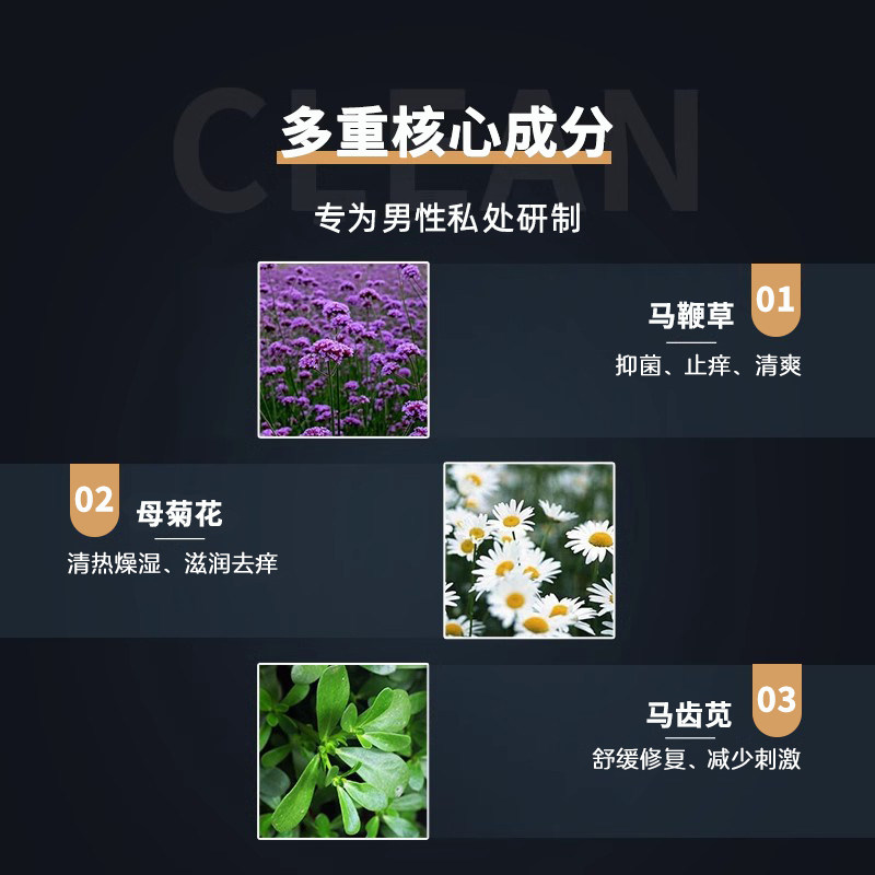 仁和男性私处清洁洗护理液日常抑菌去异味止痒洗护沐浴露男士