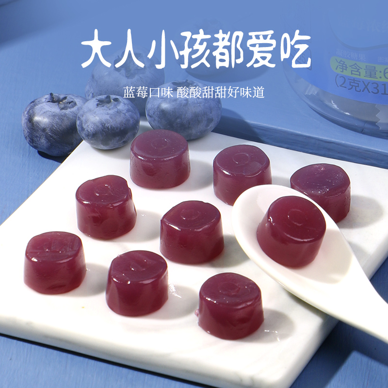 同仁堂藍莓葉黃素酯成人兒童非近視專利護眼軟糖正品官方旗艦店_阿里健康大藥房_保健食品_膳食營養補充食品