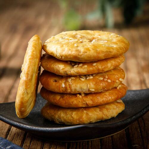 昱城黄山烧饼梅干菜酥饼安徽特产好吃的小吃薄金脆特产 - 图2