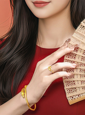 【剩1件】诗普琳  足金黄金 活口马年生肖 戒指本命年送女友礼