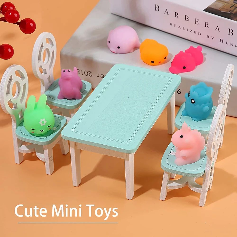 72PCS Mochi Squishy Toys Squishies Fidget Toys Kawaii Animal - 图1