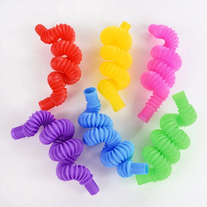 8-32pcs Pop Tubes Sensory Fidget Toys Stress Anxiety Relief - 图2