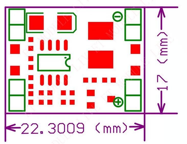 MP1584EN超小DC-DC3A电源降压可调模块 超LM2596 24V转12V9V5V3V