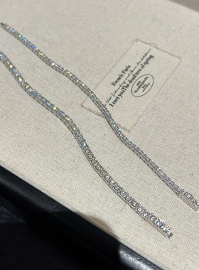 网球手链莫桑钻高级感s925纯银