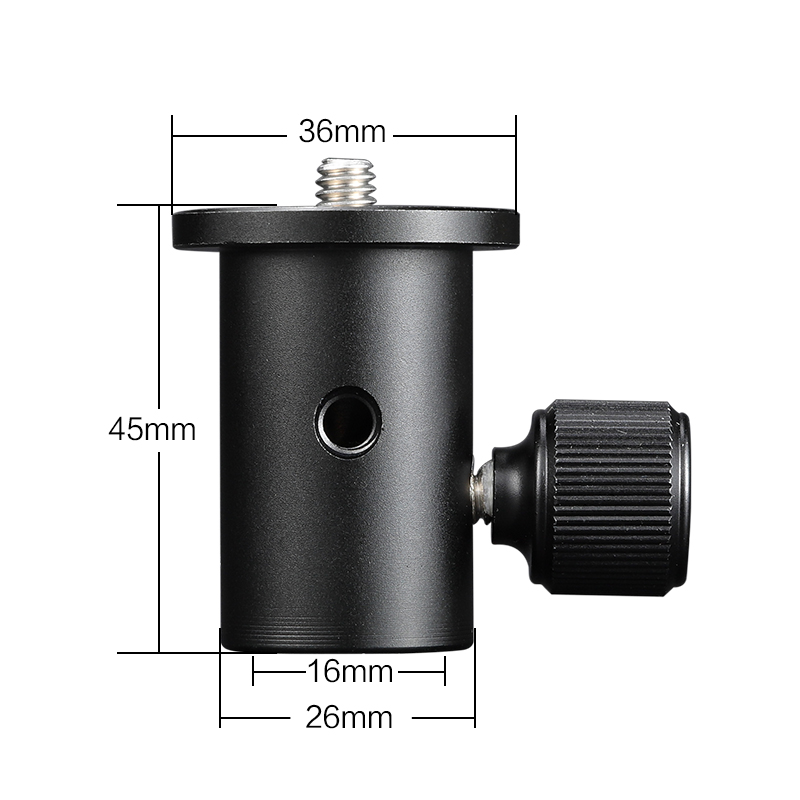 摄影灯棚支架转换头金属平台1/4螺丝3数码配件闪光灯云台手机支架 - 图0