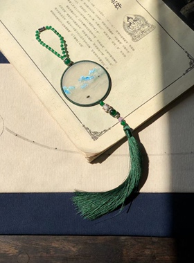 手工刺绣流苏复古挂饰