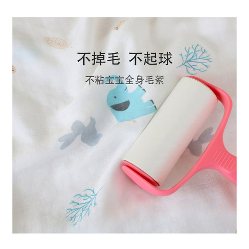 双层竹棉纱布浴巾盖被大人女薄款夏天ins风便携速干儿童竹纤维2层 - 图1