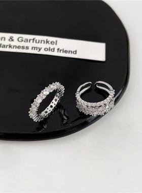 2024新款食指戒子满钻小众设计