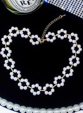 珍珠项链女2025新款爆款轻奢小众高级感锁骨链颈链配饰