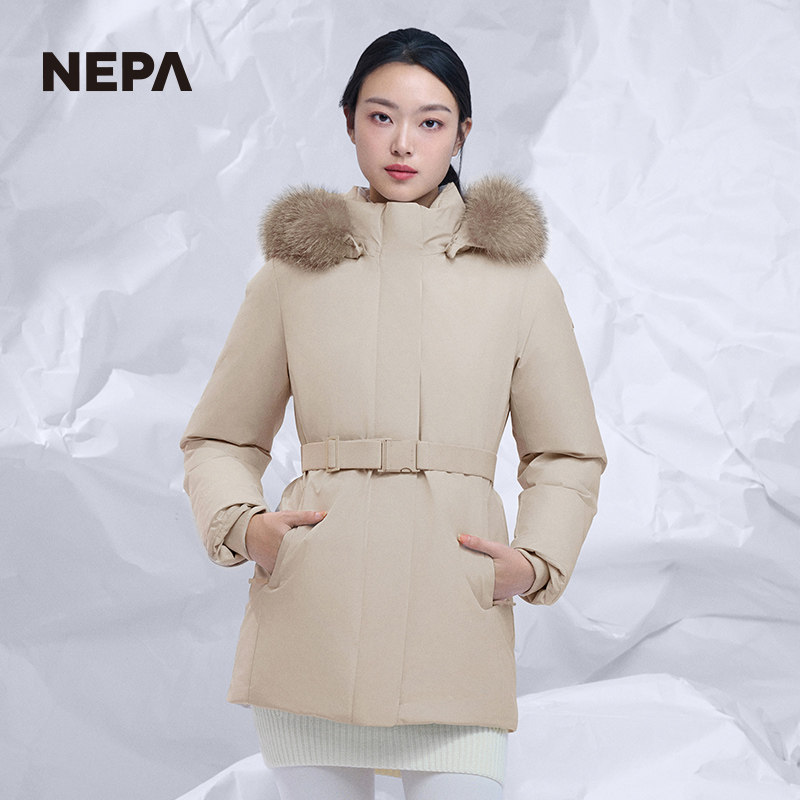 NEPA耐葩24秋冬GORE-TEX保暖防泼水防风保暖羽绒服女7K82077,淘宝优惠券,粉丝福利购,淘宝优惠卷