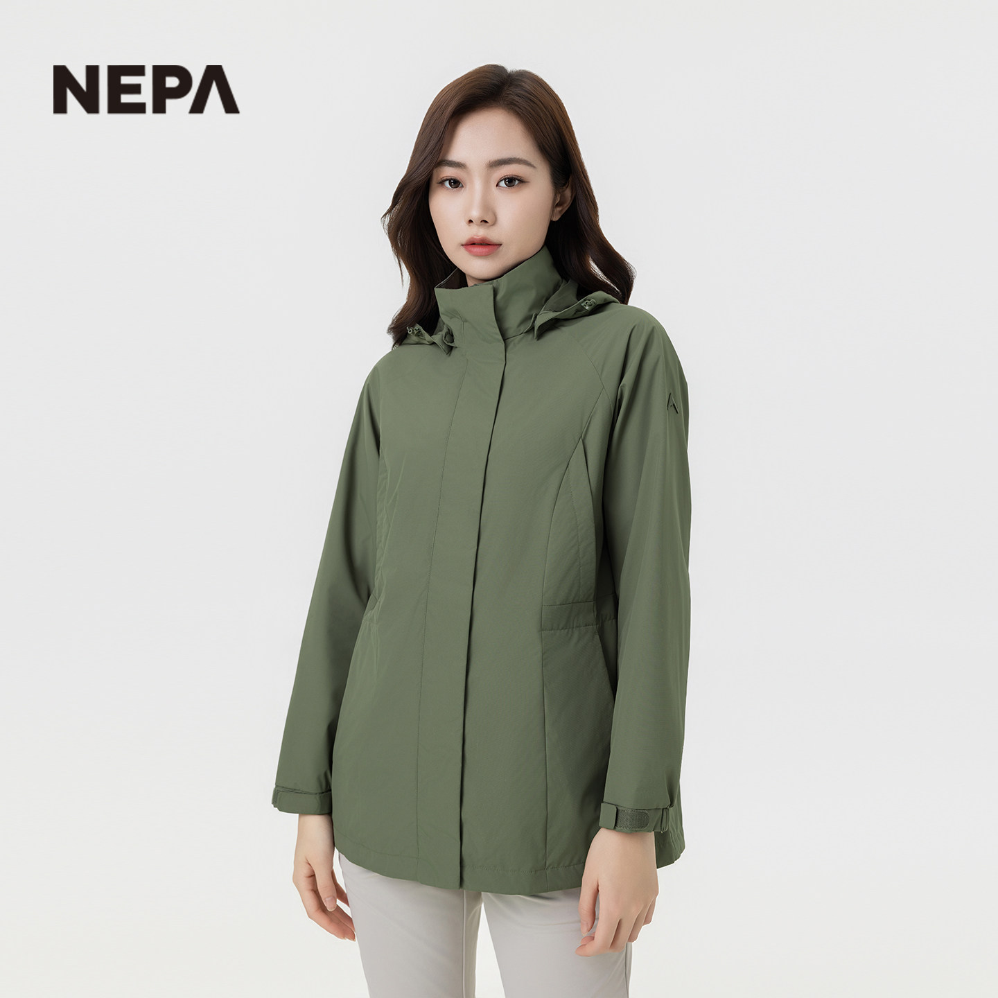NEPA耐葩户外24秋冬女士休闲外套换季防风防泼水夹克7K60661,淘宝优惠券,粉丝福利购,淘宝优惠卷