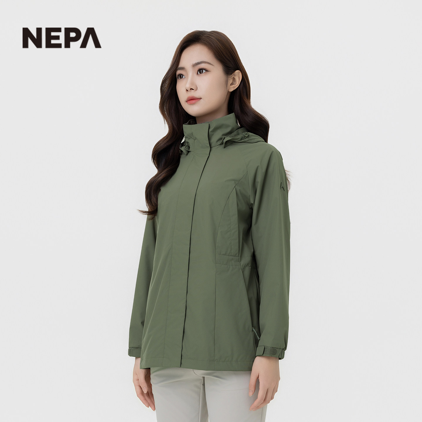 NEPA耐葩户外24秋冬女士休闲外套换季防风防泼水夹克7K60661,淘宝优惠券,粉丝福利购,淘宝优惠卷