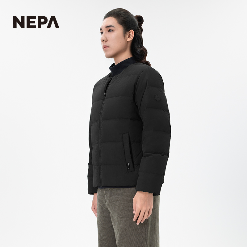 NEPA耐葩24秋冬男女同款保暖羽绒服防风鹅绒羽绒服7KF2078 - 图0