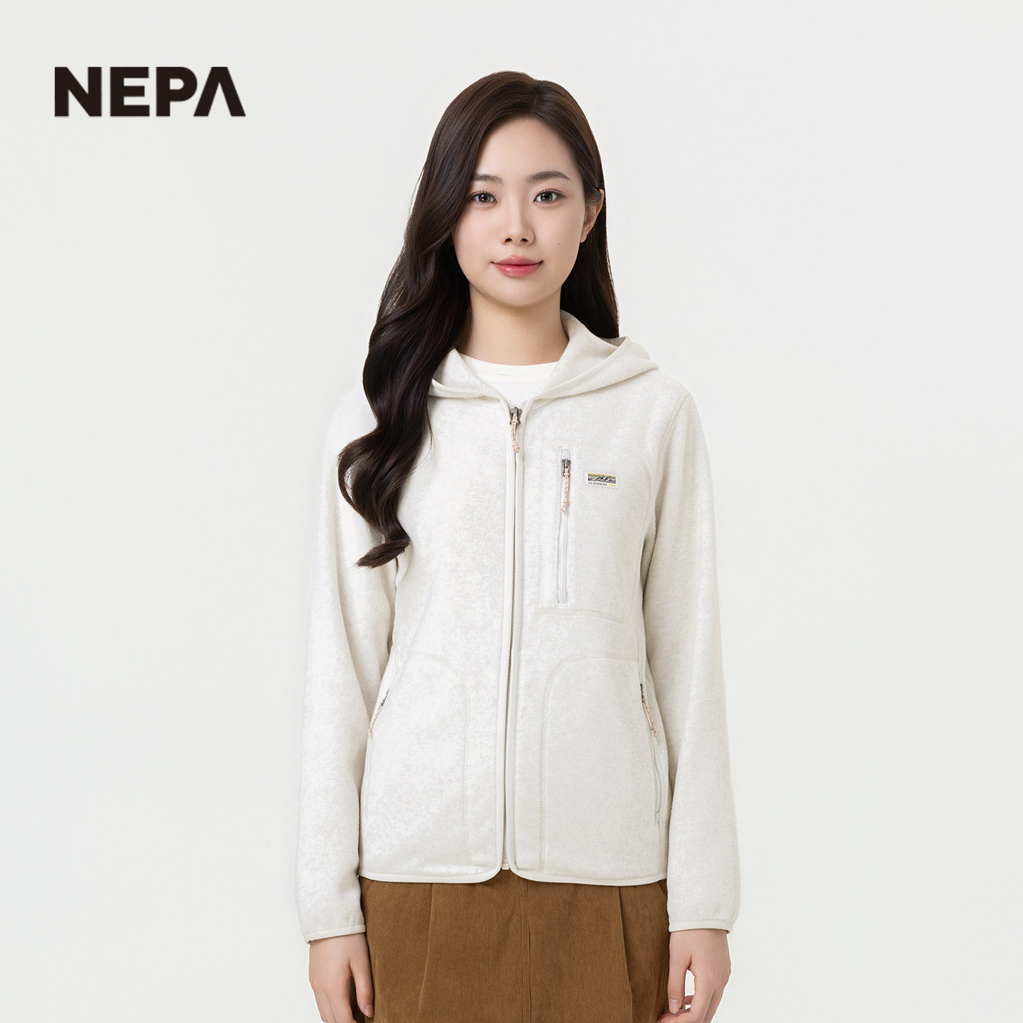 NEPA耐葩户外25秋冬新品男女同款夹克微绒保暖连帽夹克7LF6165,淘宝优惠券,粉丝福利购,淘宝优惠卷