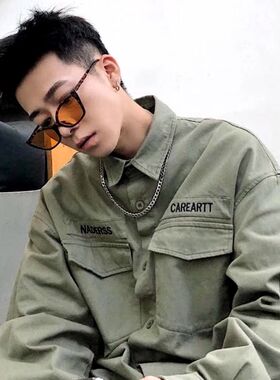 纯银hiphop链条项链男潮古巴男士嘻哈链子装饰女生情侣百搭配饰酷
