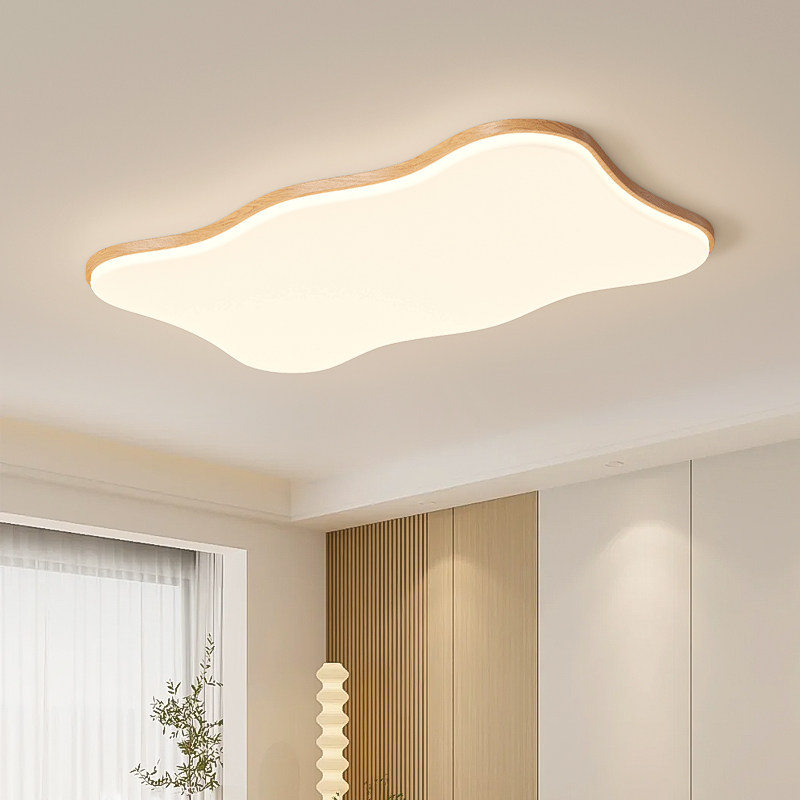 箭牌日式原木风客厅主灯2026年新款吸顶灯奶油中古风大气灯具套餐,淘宝优惠券,粉丝福利购,淘宝优惠卷