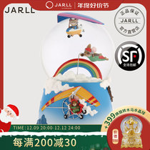 JARLL Mouse Soaring Skywater Crystal Ball Music Box Send for Childrens Birthday Valentines Day