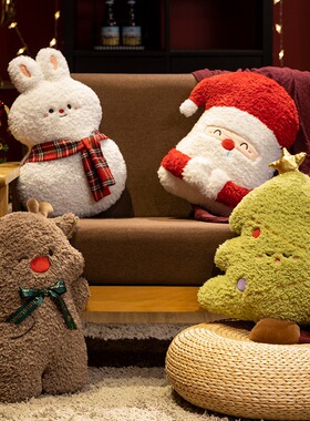 跨境圣诞舞会场景布置礼品批发 圣诞树姜饼人圣诞节礼物装饰定 制