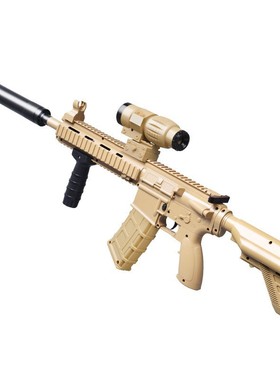 电动连发M416男孩手自一体儿童玩具自动突击步发射软弹枪水晶