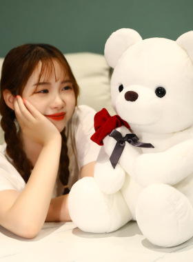 正版玫瑰花熊公仔毛绒玩具玩偶表白情人送女友礼物毛绒小熊布娃娃