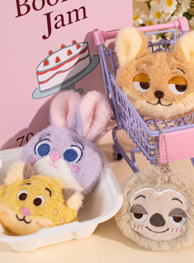 疯狂动物城闪电朱迪豹警官狐尼克可爱卡通毛绒玩偶挂件挂饰钥匙扣