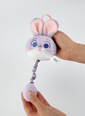 正版迪士尼小挂件玩偶疯狂动物城系列朱迪尼克毛绒公仔挂件钥匙扣