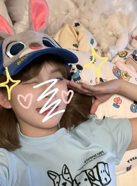 疯狂动物城朱迪尼克可爱卡通棒球帽鸭舌帽休闲旅行遮阳拍照帽子