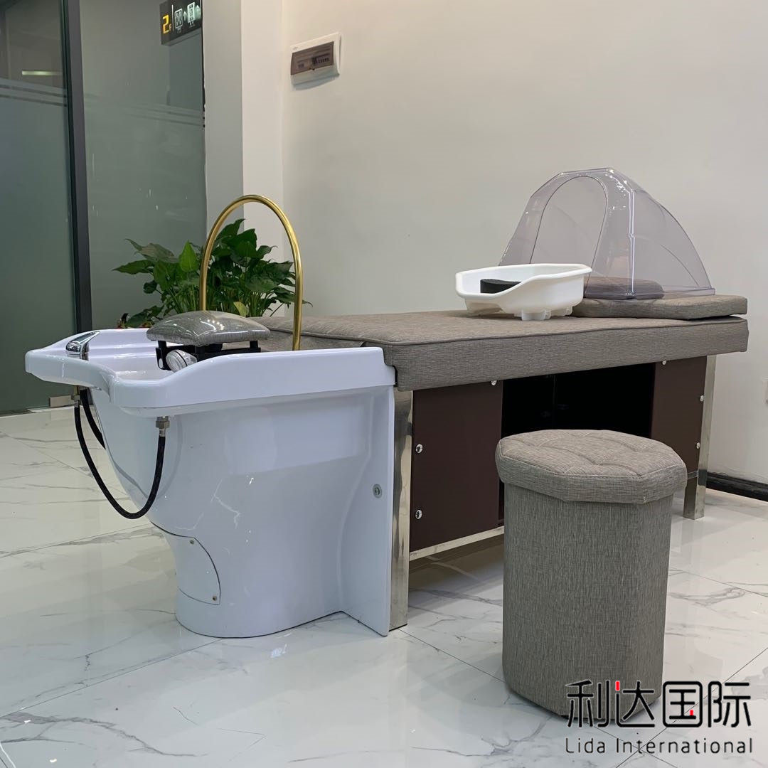 发廊泰式头疗洗头床中草药水循环推拿按摩熏蒸水疗床理发店专用_虎窝淘
