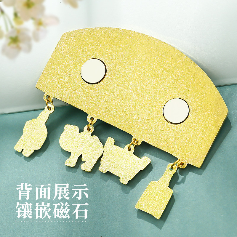 秦始皇兵马俑博物馆金属冰箱贴 北京陕西历史西安文创旅游纪念品