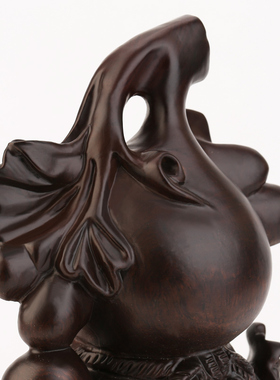 创意实木雕刻客厅玄关工艺品