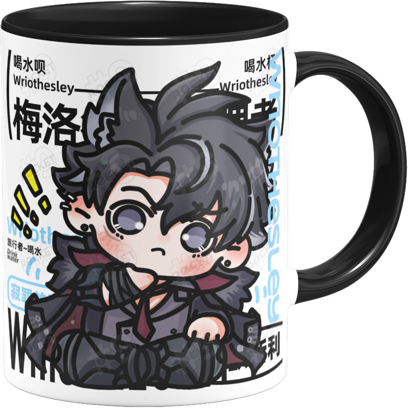 原神周边莱欧斯利同人原创非官方陶瓷马克杯二次元动漫水杯子礼物