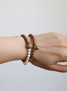 像山男女款原木琉璃新中式手链