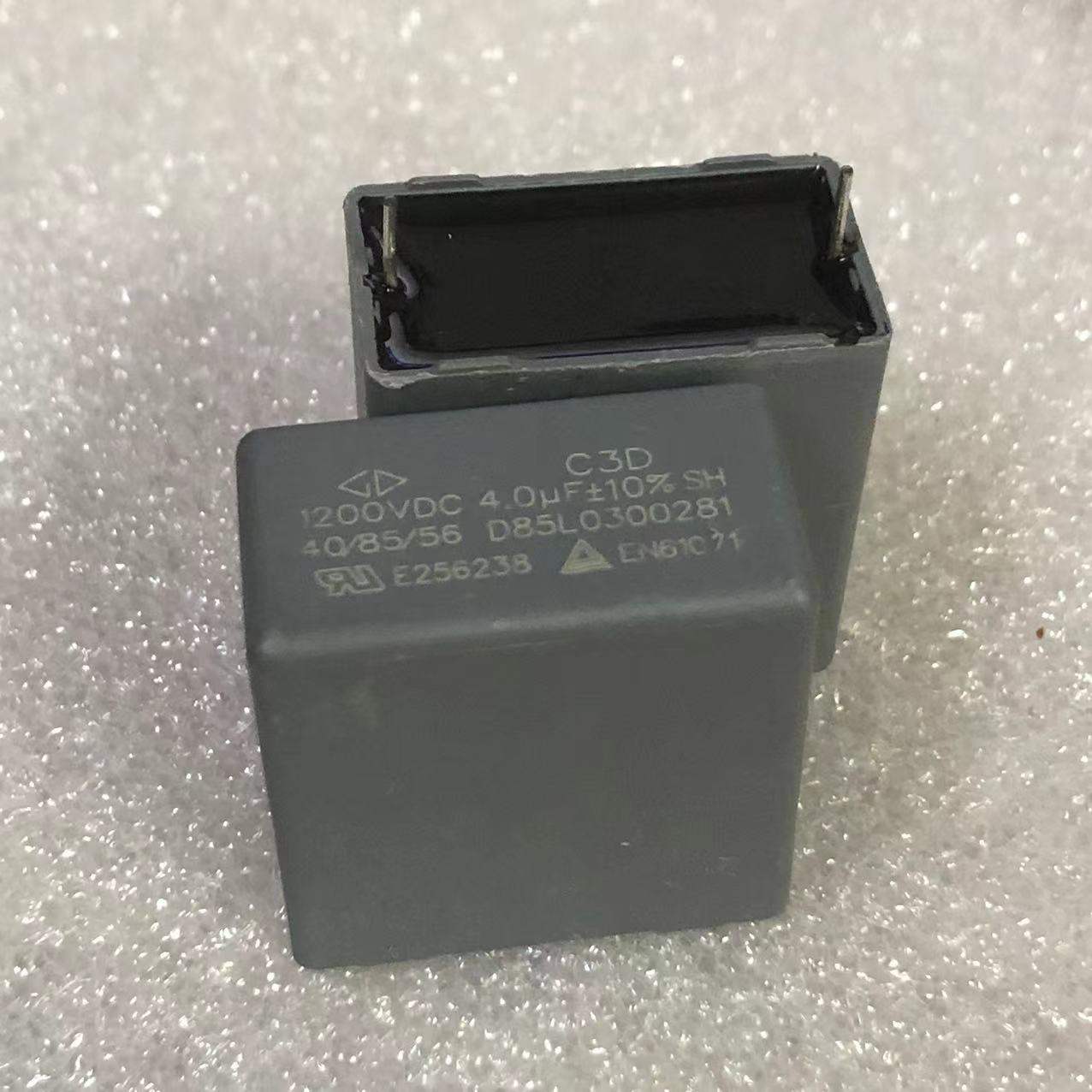 全新 法拉 C3D系列 4UF 1200V.DC 405K 粗铜脚 关断薄膜无极电容 - 图1