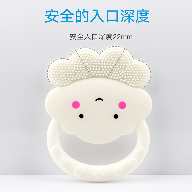 jollybaby旗舰店jollybaby婴儿磨牙棒防戒吃手指神器宝宝牙胶咬硅胶咬咬乐可水煮1
