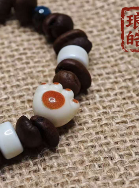 复古百搭女款咖啡豆手串