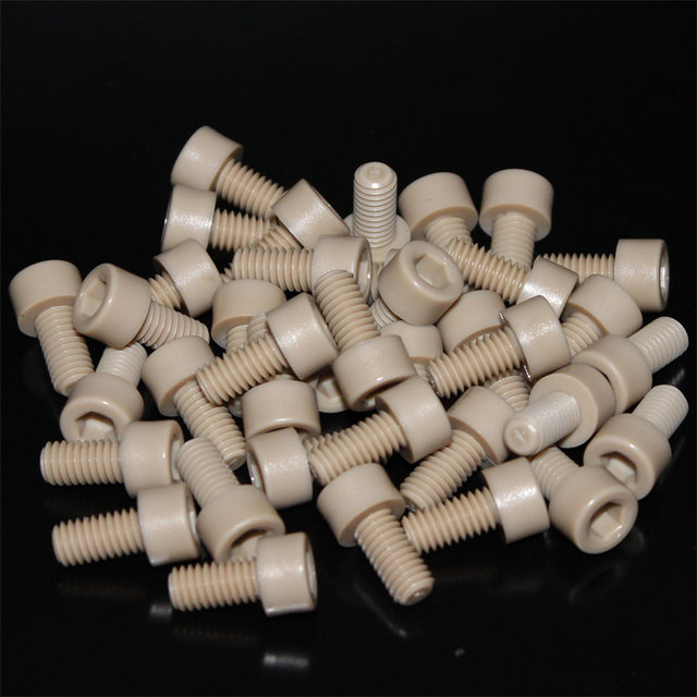 High temperature resistant plastic hexagon screw
