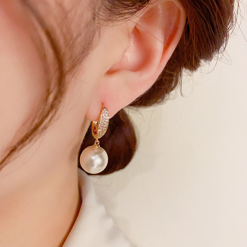 奥特莱斯折扣官网撤柜清仓捡漏18K金微镶耳坠珍珠气质耳环,淘宝优惠券,粉丝福利购,淘宝优惠卷