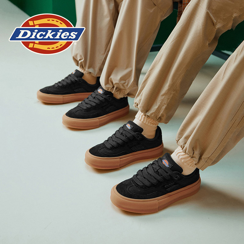 Dickies灵缇2代德训鞋男2026新款冬季黑色鞋子男鞋板鞋男士休闲鞋,淘宝优惠券,粉丝福利购,淘宝优惠卷