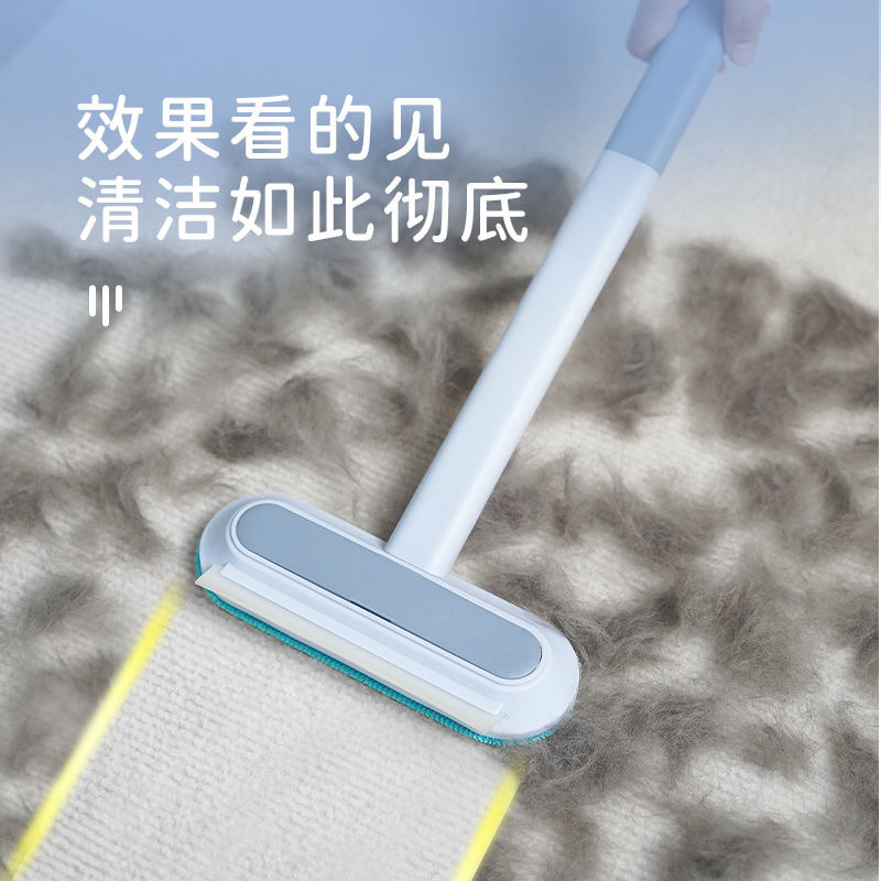 宠物粘毛器刮毛器猫毛清理器猫用除毛黏狗毛地毯除毛刷去毛神器 - 图0