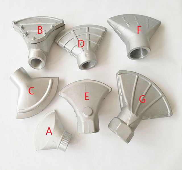 Sprinkler truck accessories 1.5 inch 2 inch Fanxiang Fan-shaped Cantonese universal duckbill spray nozzle manufacturer direct sales