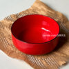 Ins style solid color European set high-end kitchen ceramic tableware hand-painted salami flour good-looking bowl for home use