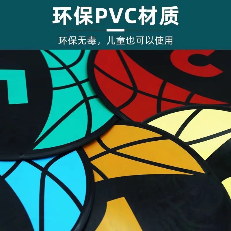 数字标志碟篮球定点投篮上篮标志碟儿童培训教具篮球训练辅助器材 - 图3