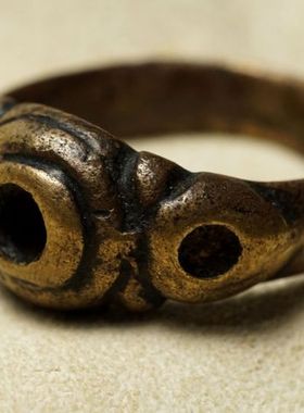 几何藏传民族风古玩戒指