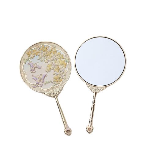 北京景泰蓝化妆镜手柄镜金属镜子文创纪念品镜子旅游纪念品伴手礼 - 图3