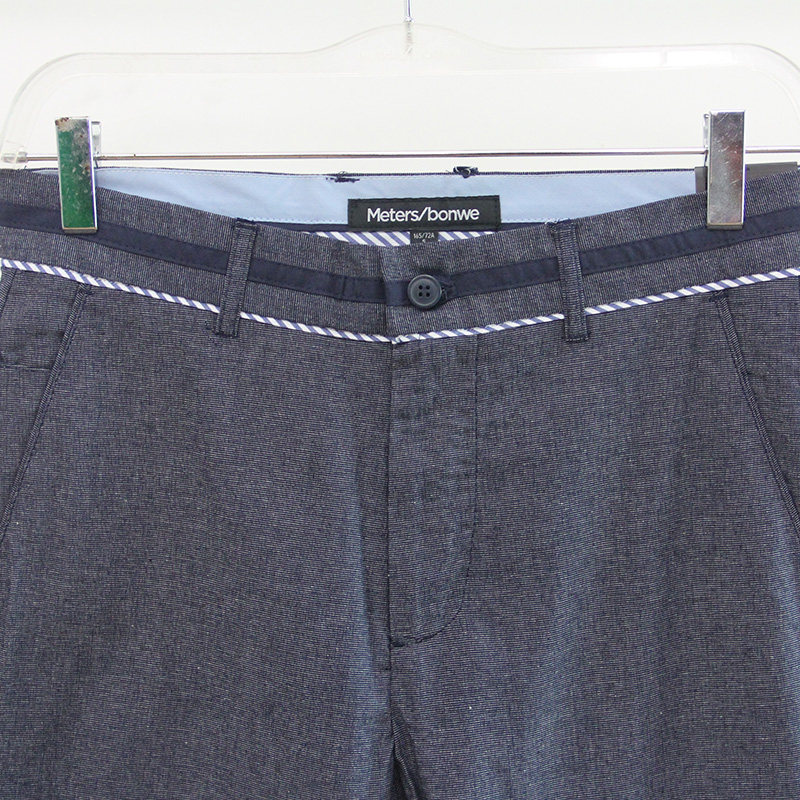 美特斯邦威春秋舒适修身直筒裤子 美特斯邦威华祥休闲裤